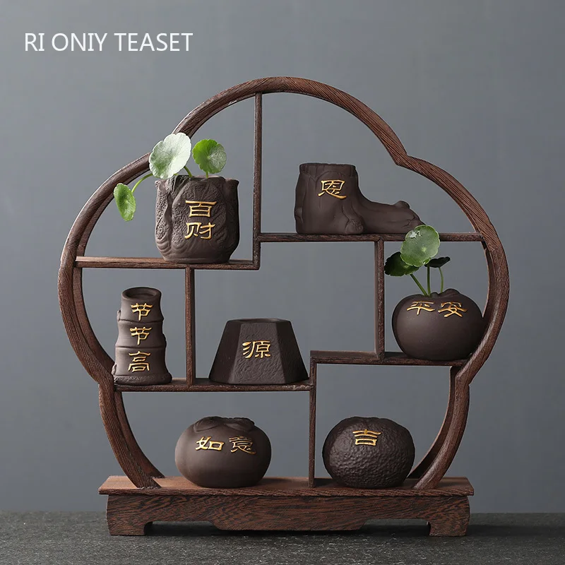 الإبداعية الأرجواني الطين الشا - مراجعة Bonsai Garden Ornaments وسعره
