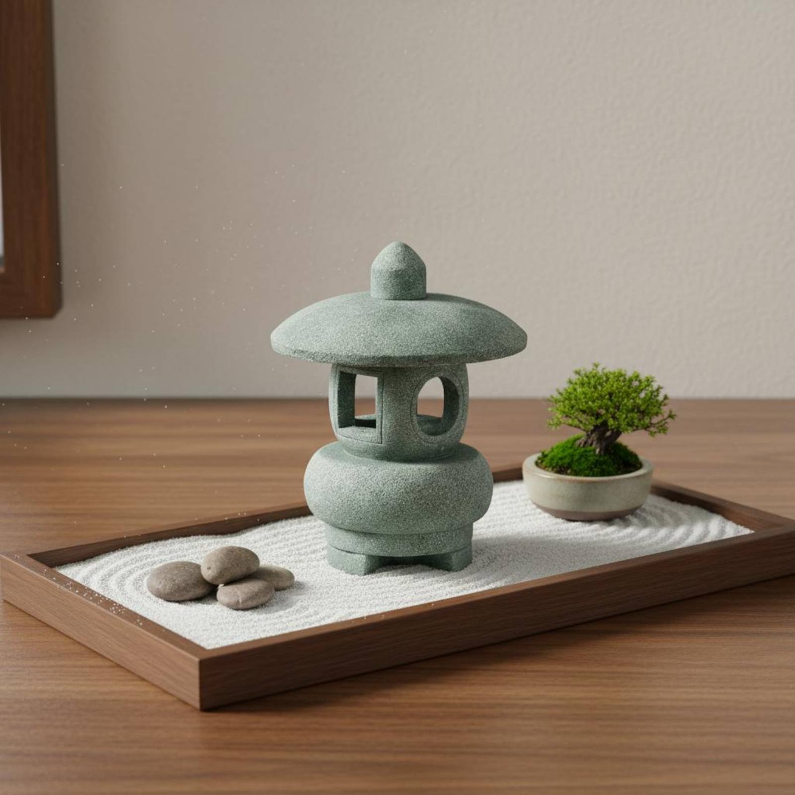 فانوس حجري مصغر بتشطيب عتيق لت - مراجعة Bonsai Garden Ornaments وسعره