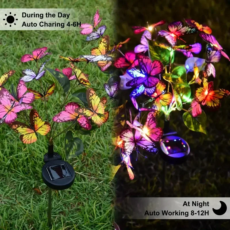 أضواء حديقة الفراشة LED بالطاق - مراجعة Bonsai Garden Ornaments وسعره