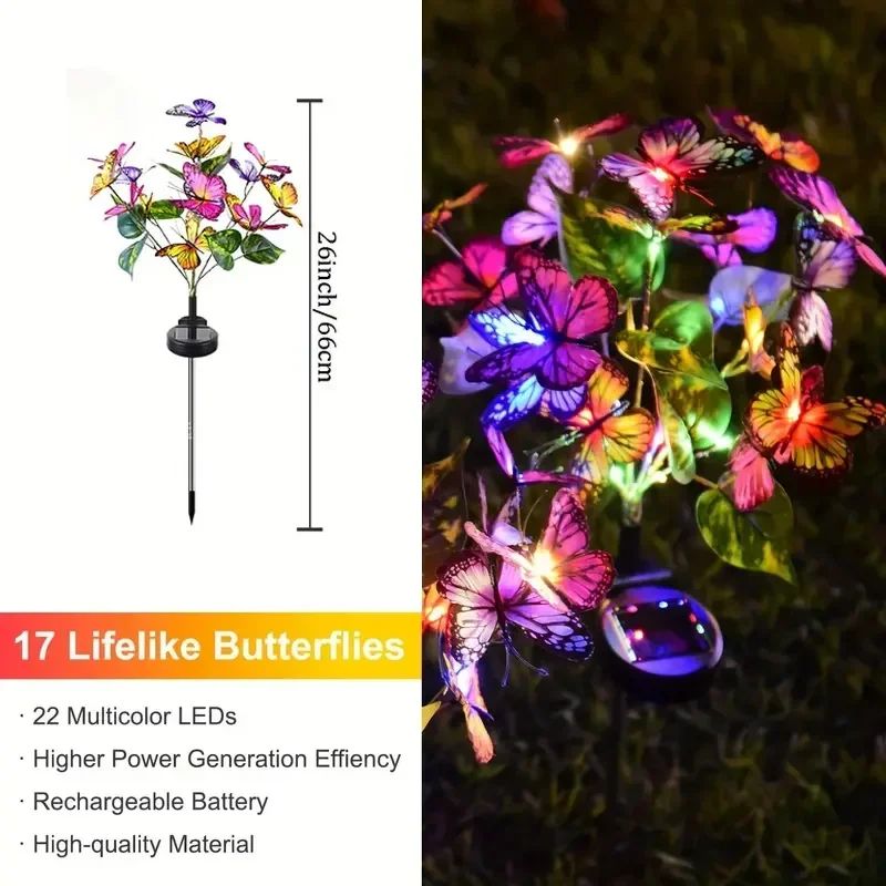 أضواء حديقة الفراشة LED بالطاق - مراجعة Bonsai Garden Ornaments وسعره