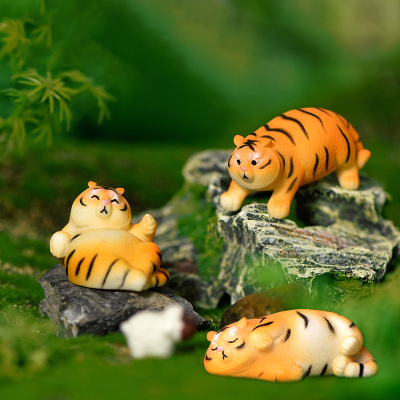 المشي النمر مصغرة تمثال الكرتو - مراجعة Bonsai Garden Ornaments وسعره