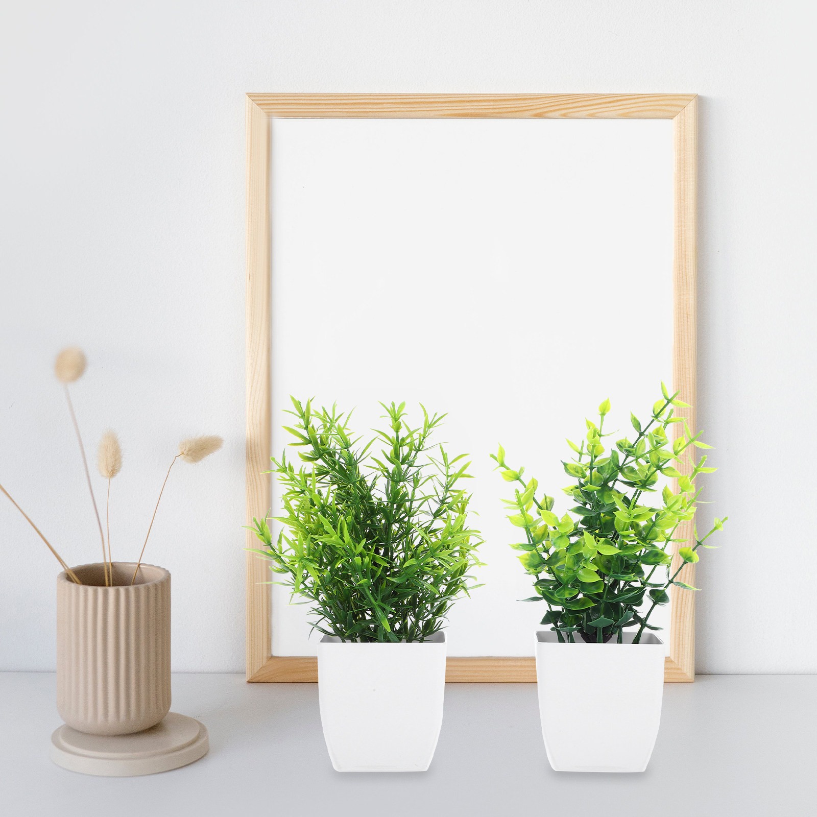 4 قطع نباتات اصطناعية واقعية ف - مراجعة Bonsai Garden And Cafe وسعره