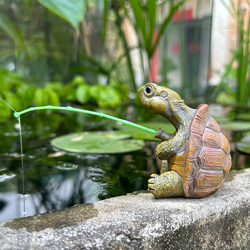 تمثال سلحفاة إبداعي بتصميم صيا - مراجعة Bonsai Garden Ornaments وسعره